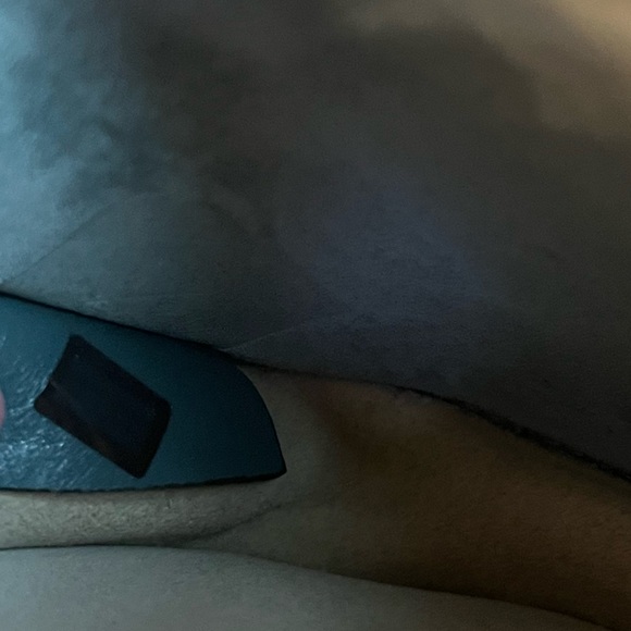 Chloe Hudson Bag Mini Blue Suede Tassel Boho Bohemian Designer Bag - Picture 12 of 15